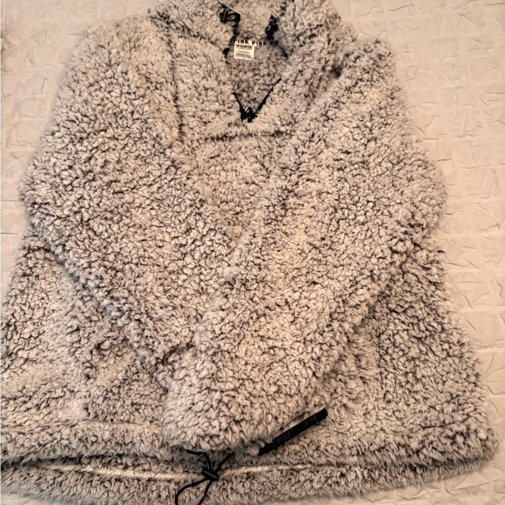 PINK Victoria's Secret Fuzzy Sherpa Jacket